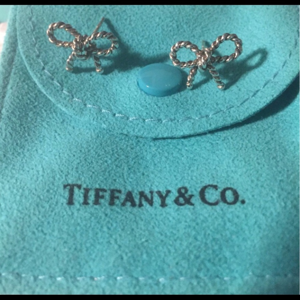 Tiffany & Co Bow Twist Earrings